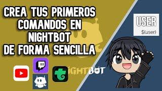 Como utilizar las variables para los comandos de nightbot