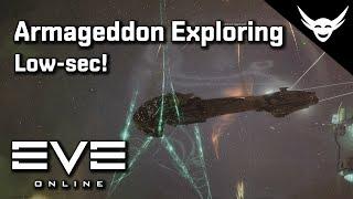 EVE Online - Armageddon looking for trouble in Lowsec!
