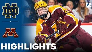 Notre Dame vs Minnesota | NCAA College Hockey | Highlights - November 22, 2024