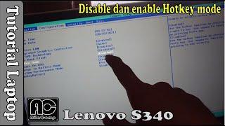 Cara disable dan enable Hotkey Laptop Lenovo idepad S340