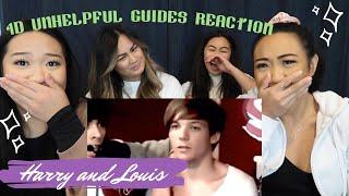 One Direction Unhelpful Guides Reaction | Louis and Harry