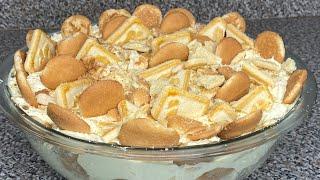 EASY AND QUICK BANANA PUDDING