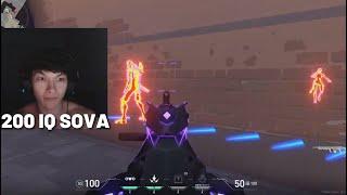 sinatraa Gameplay - 200 IQ Very Aggressive Sova - (VALORANT)