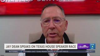 Jay Dean speaks on heated Texas House Speaker Race