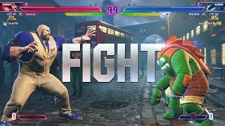 Street Fighter 6   Itazan (Rank #1Zangief) Vs Nishikin (Blanka)  SF6 High Level Match's!