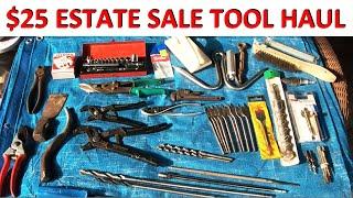 $25 Estate Sale Tool Haul