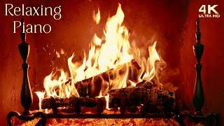 Relaxing Piano Music Fireplace  Cozy Fireplace Music Ambience