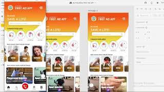 Responsive UI/UX design using Adobe XD