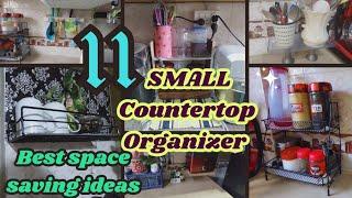 11 Space Saving Organizer|Small Kitchen Countertop Organization Ideas|DIY Hacks@nirmalasdaybook2006