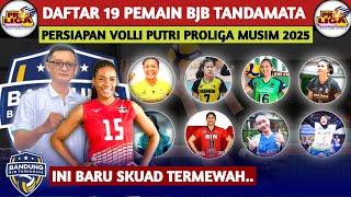 UPDATE TERBARU DAFTAR 19 PEMAIN BJB BANDUNG TANDAMATA VOLLIBALL PUTRI DI PROLIGA MUSIM 2025