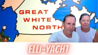 Bob and Doug Mckenzie in Desolation Sound  Canada on the Elli-Yacht