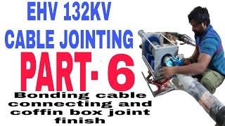 powerfact 132 KV CABLE JOINTING . BONDING CABLE CONNECTING AND COFFIN BOX JOINT FINISH