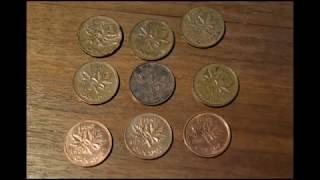 I FOUND A 1919 WHEAT !!! also a few others coin roll hunting