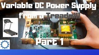 How to Make a Variable DC Power Supply from a Treadmill (Part 1)