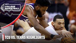 Big 12 Tournament Semifinals: TCU Horned Frogs vs. Texas Longhorns | Full Game Highlights