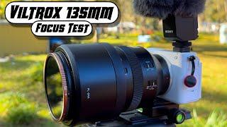 Viltrox 135mm f1.8 Video Focus Test Sony ZV-E1 HDR