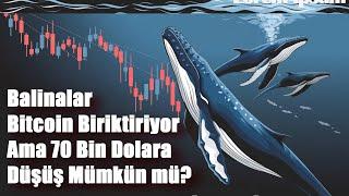 Balinalar Bitcoin Biriktiriyor Ama 70 Bin Dolara Düşüş Mümkün mü?