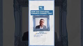 How did EMBA Finance change you? - Cenk Tosun's Student Success Story