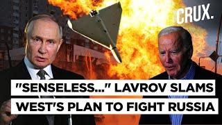 Russia Destroys "125 Ukrainian Drones", Lavrov Warns West Against "Suicide Venture" In Ukraine