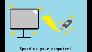 Speed up ur PC using a flash drive!