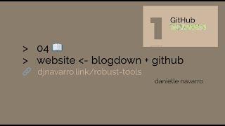 website = blogdown + github (part 1)