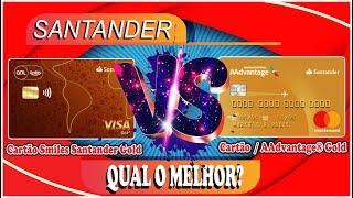 CARTÂO SANTANDER SMILES VISA GOLD vs CARTAO SANTANDER AADVANTAGE MASTERCARD GOLD QUAL O MELHOR?