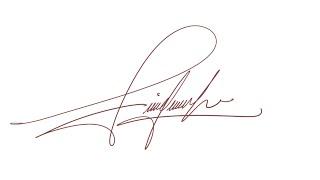 F - Signature design | How to write my signature