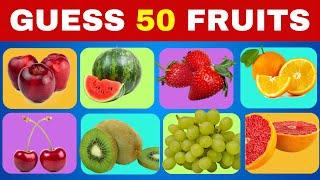 Guess 50 Fruits in 3 Seconds | Easy, Medium, Hard, Impossible