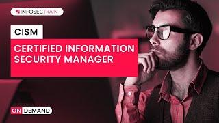 Certified Information Security Manager (CISM) | ISACA | CISM Training Course