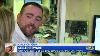 Ontrack, the global leader in data recovery, talks to GMA about not wiping your mobile properly.