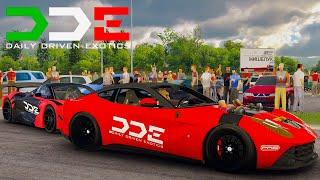 Daily Driven Exotics SUPERCARS Leaving CAR MEET | #AssettoCorsa #DDE