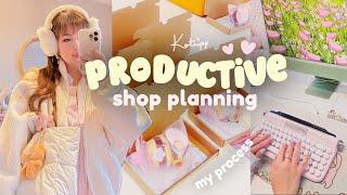 STUDIO VLOG  How I Plan & Organise My Art Products | My Productivity Blueprint