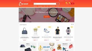 Tiki Market - An Ecommerce Website Content Management System