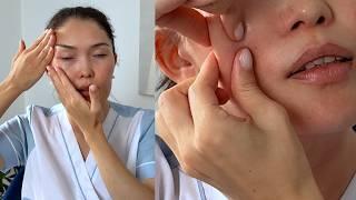 Myofascial self-massage of the face and neck without oil by Aigerym Zhumadilova