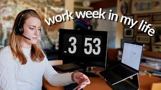 WORK WEEK in my life in sales | (7-4) working from home