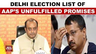 Shudhanshu Trivedi's PC On Delhi's Unfulfilled Promises: AAP's 10-Point Agenda Scrutinised