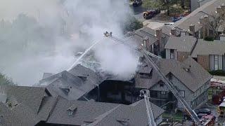 Dozens of people displaced following fire at Dallas apartment complex