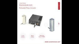 Preloaded Piezo Actuator for adaptive optics,Shock absorption,Precision machinery and machining.