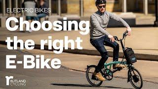 What to Look For When Choosing The Right E-Bike For You | Rutland Cycling