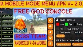 Ark Mod Menu Apk | Unlimited Amber God Console Boss Teamfree Tak only free #arkmod