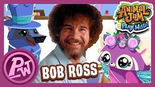 Bob Ross Challenge ‘Island in the Wilderness’ in the AJ Art Studio | PlayWild Animated Adventures