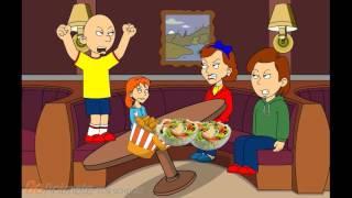 Caillou Misbehaves At The Restaurant Gets Grounded