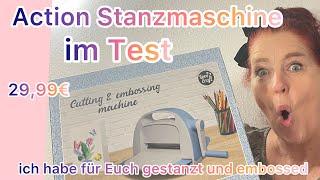 Action Stanzmaschine ️ 29,99 € für Euch getestet  Hot oder Schrott ?  Mein Fazit ??? 