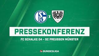 Pressekonferenz: FC Schalke 04 - SC Preußen Münster (1:0)