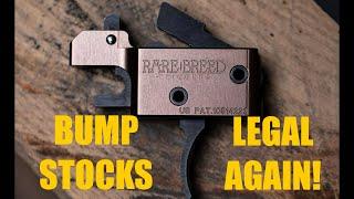 Bump Stocks & Pistol Braces Back On The Menu - What Does This Mean For Forced Reset Triggers?