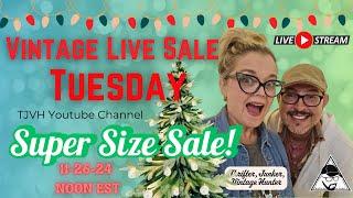 *NEW TIME* Live Vintage Sale Tuesday! Thrifter Junker Vintage Hunter & The Cult Of Vintage