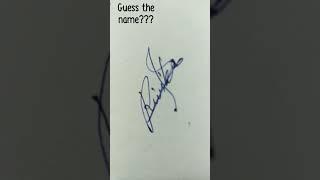 New signature short video.Guess the name? by master kuhu️