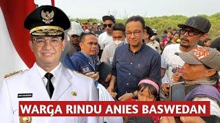 Disambut Bak Gubernur Anies Bertemu Warga Kampung Muara Baru Jakarta