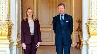 Inside the Grand Ducal Palace with His Royal Highness Henri, Grand Duke of Luxembourg