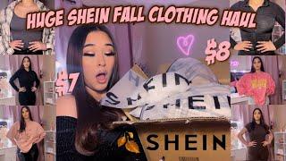 HUGE SHEIN FALL TRY ON CLOTHING HAUL 2022 | 25+ items | ( flannels, jackets, pants, tops, & sets)